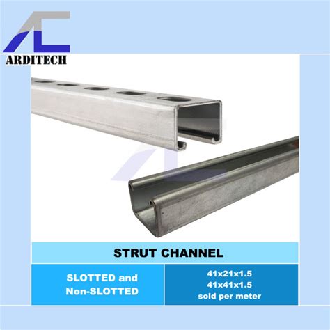 STRUT CHANNEL SLOTTED AND NON.